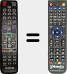 Comando &agrave; dist&acirc;ncia substituto de TM1050 (BN59-01082A)