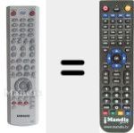 Comando à distância substituto de AK5900015K