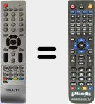 Comando à distância substituto de CTX220-WH-V2