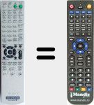 Comando &agrave; dist&acirc;ncia substituto de RM-AAU005 (147969111)