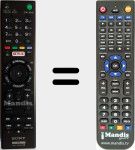 Comando &agrave; dist&acirc;ncia substituto de RMT-TX 200 E (149316111)