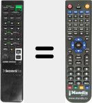 Comando &agrave; dist&acirc;ncia substituto de RM-S311 (169313111)