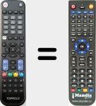 Comando &agrave; dist&acirc;ncia substituto de TP800