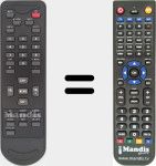 Comando à distância substituto de TV-5620-52