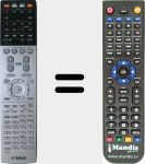 Comando &agrave; dist&acirc;ncia substituto de RAV503 (ZF270100)