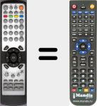 Comando &agrave; dist&acirc;ncia substituto de TLU03223B