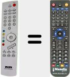 Comando à distância substituto de RM15