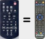 Comando à distância substituto de ODYS001