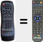 Comando à distância substituto de DTV 6010