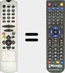 Comando &agrave; dist&acirc;ncia substituto de RC 2546 (30035066)