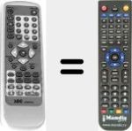 Comando &agrave; dist&acirc;ncia substituto de SEG001