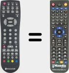 Comando &agrave; dist&acirc;ncia substituto de ICubeXDiv35XPRECHIGH