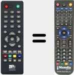 Comando à distância substituto de NANO FLIP HD
