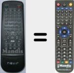 Comando &agrave; dist&acirc;ncia substituto de NVR2311DVDTUC