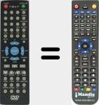 Comando &agrave; dist&acirc;ncia substituto de NVR2335