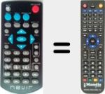 Comando &agrave; dist&acirc;ncia substituto de NVR2780