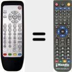 Comando &agrave; dist&acirc;ncia substituto de REMCON720