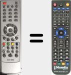 Comando &agrave; dist&acirc;ncia substituto de SAT-964