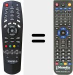 Comando &agrave; dist&acirc;ncia substituto de SBX 3100 (Topfi002)