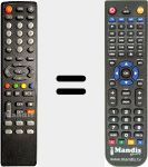 Comando &agrave; dist&acirc;ncia substituto de ST-HD527CI