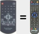 Comando à distância substituto de TIV001