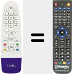Comando à distância substituto de BEIN001