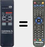 Comando à distância substituto de VTM2800 (925TX1751)