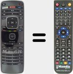 Comando à distância substituto de XRB100 (RC288480101)