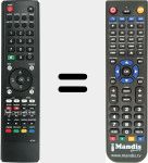 Comando à distância substituto de QT160