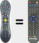 Comando à distância substituto de TIVO001