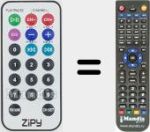 Comando à distância substituto de Zipy001