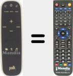Comando à distância substituto de Polk (RE91141)