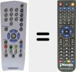 Comando à distância substituto de Tele Pilot 1010 (720117140600)