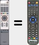 Comando à distância substituto de NR301