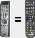 Comando à distância substituto de BN5900378C
