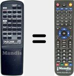Comando à distância substituto de RC-A500