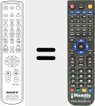 Comando à distância substituto de RM-X 501 (141847711)