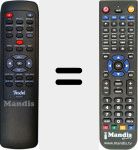 Comando à distância substituto de DS52RC