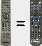Comando à distância substituto de RM-W105 (147892311)