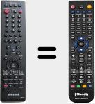 Comando à distância substituto de AK5900053H