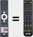 Comando à distância substituto de RC600 (06A60R41PT001)