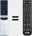 Comando &agrave; dist&acirc;ncia substituto de RC602S (06BTZNYYCRC602S)