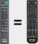 Comando &agrave; dist&acirc;ncia substituto de RMT-AH500U (1-493-544-11)