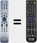 Comando &agrave; dist&acirc;ncia substituto de RMF-TX621E (100994912)