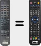 Comando &agrave; dist&acirc;ncia substituto de RM-R52 (147790111)