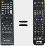 Comando à distância substituto de RC-762M (24140762)