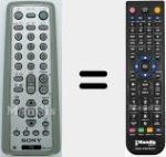 Comando à distância substituto de RM-W100 (147800711)