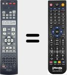 Comando à distância substituto de RC-1147 (307010070004D)