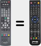 Comando &agrave; dist&acirc;ncia substituto de RC-1193 (30701016200AD)