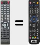 Comando &agrave; dist&acirc;ncia substituto de RC001PMND (30701025100AS)